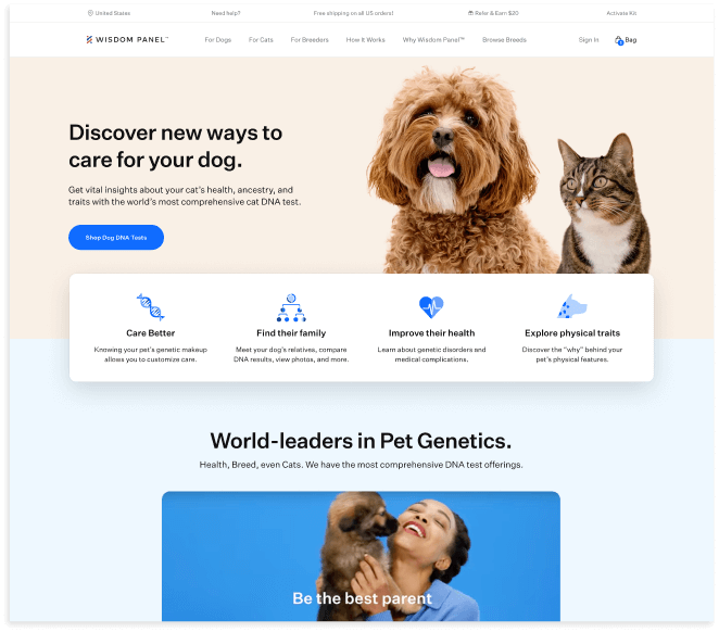 Wisdom Panel Example Case Study Wisdom Binaery Your Go-To Shopify Agency, Trusted by Shopify ...